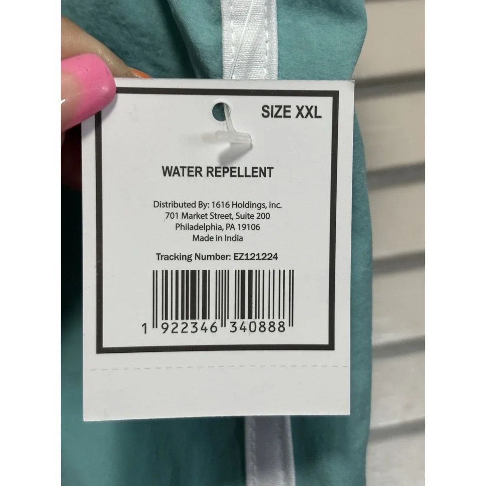 5B‎ Swim Shorts NWT Teal Mens Size 2XL Lined Elastic/Tie Waist Pockets